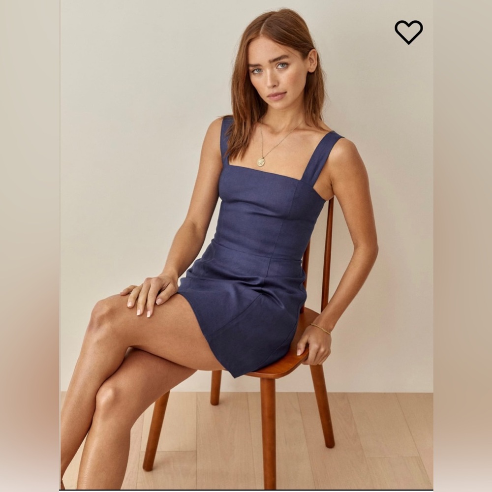 Reformation Brigitte linen dress